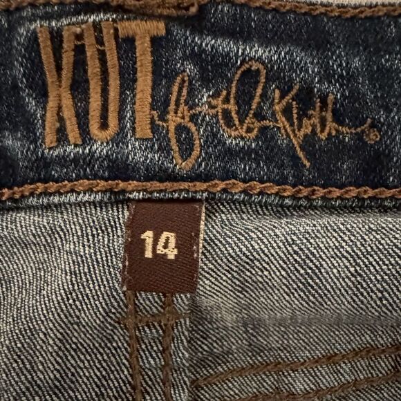 Kut from the Kloth ‘Katy’ Ankle Straight Leg in Cornflower Size 14 - Picture 4 of 14